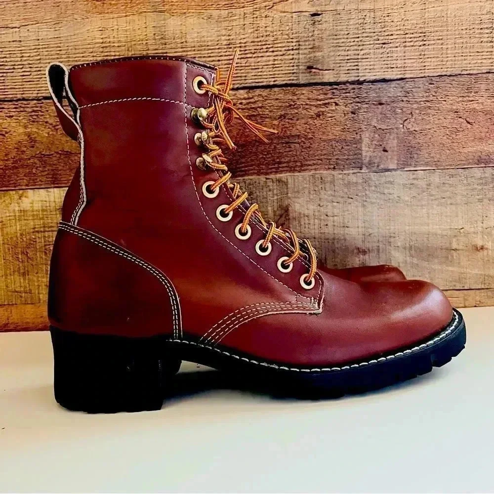 NWT Vintage The Gorilla Shoe Vibram Leather Boots - Picture 2 of 11